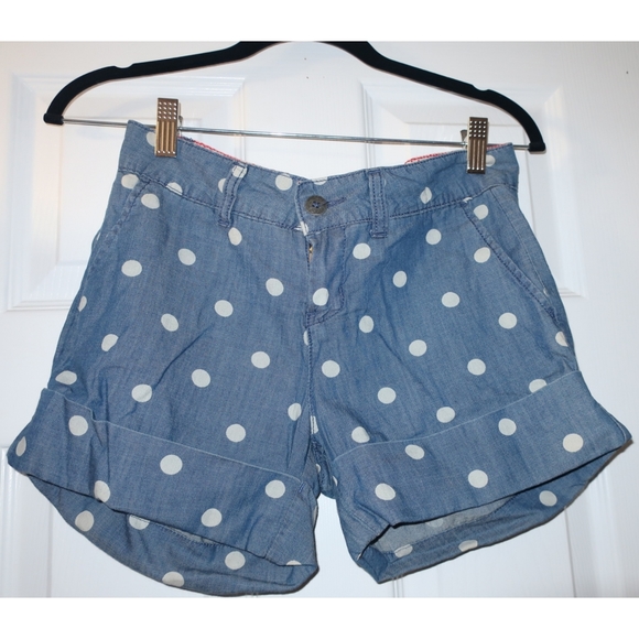 Blue Polka Dot Shorts - Picture 1 of 2